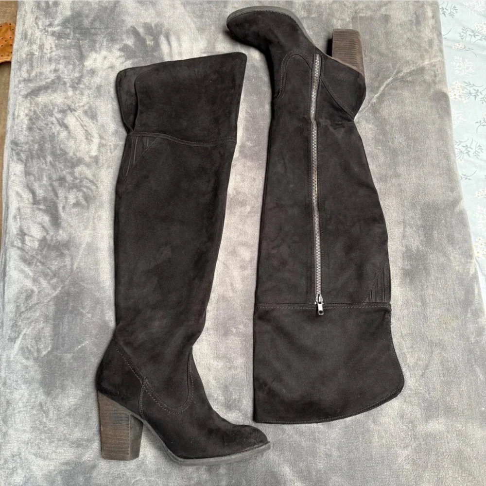 Not Rated Black Over the Knee Boots Size 9.5